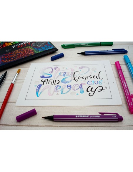 pointMax ARTY rotulador de punta fina Medio Multicolor 15 pieza(s)