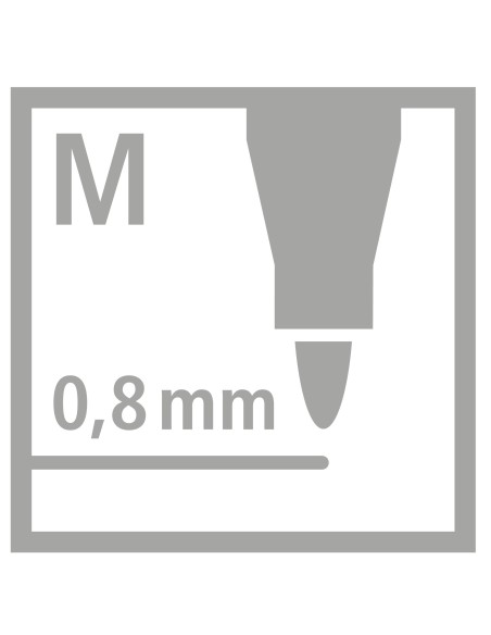 pointMax rotulador de punta fina Medio Multicolor 32 pieza(s)