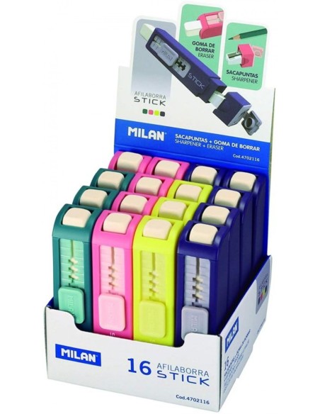 Expositor 16 afilaborras milan stick