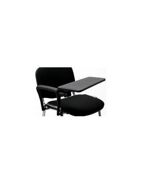 UNISIT REPOSABRAZOS CON MESITA ESCRITORIO PARA SILLA CONFIDENTE DADO NEGRO