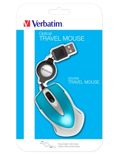 Go Mini ratón Ambidextro USB tipo A Óptico 1000 DPI