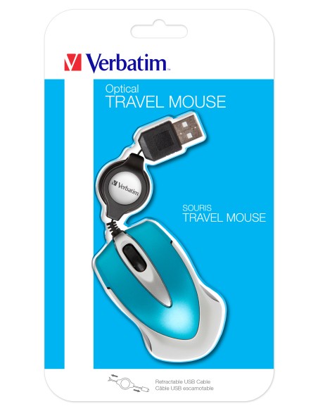 Go Mini ratón Ambidextro USB tipo A Óptico 1000 DPI Go Mini ratón Ambidextro USB tipo A Óptico 1000 DPI