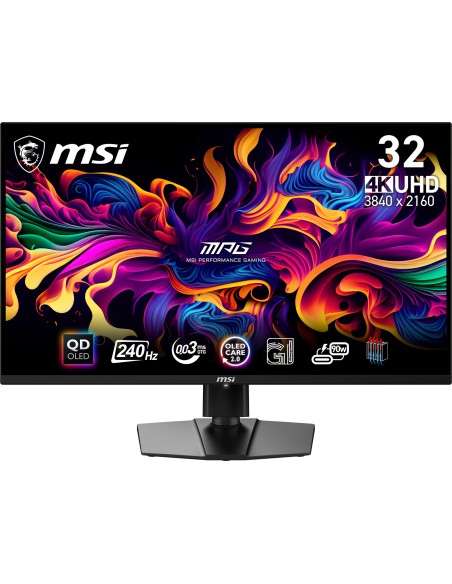 MPG 321URX QD-OLED pantalla para PC 80 cm (31.5") 3840 x 2160 Pixeles 4K Ultra HD Negro