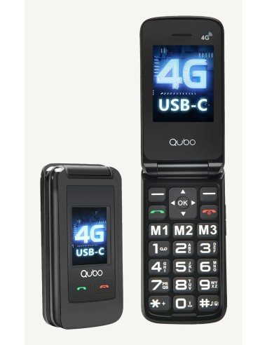 X-247 4G teléfono móvil 7,11 cm (2.8") Negro