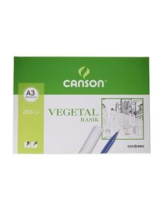 CAJA 250 HOJAS PAPEL VEGETAL A3 95G