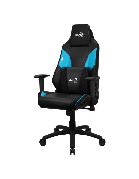 ADMIRALBB Silla Gaming Profesional, Cojines Acolchados, Tecnología Air, Negro/Azul