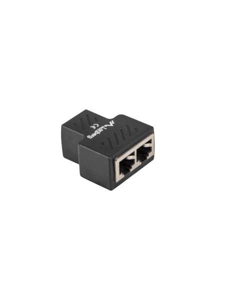 ADS-RJ45-2RJ45-OS cable divisor y combinador Divisor de señal para cable coaxial Negro