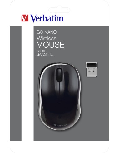 Go Nano ratón Ambidextro RF inalámbrico 1600 DPI