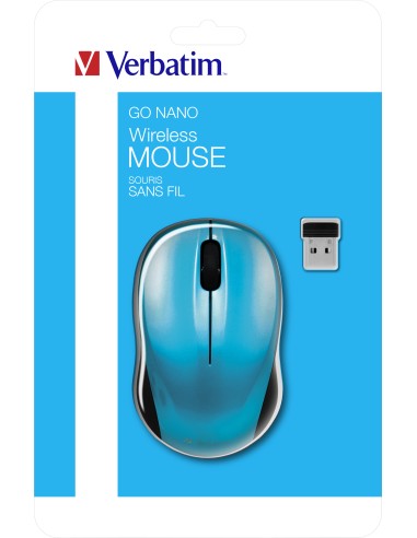 Go Nano ratón Ambidextro RF inalámbrico 1600 DPI