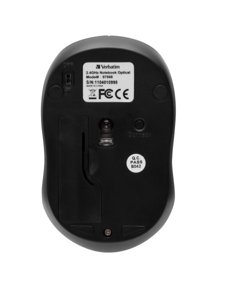 Go Nano ratón Ambidextro RF inalámbrico 1600 DPI