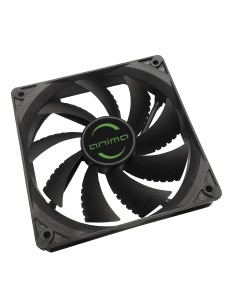 AF12, Ventilador PC 12cm 12V 14dB 9 Aspas 1200 RPM Negro