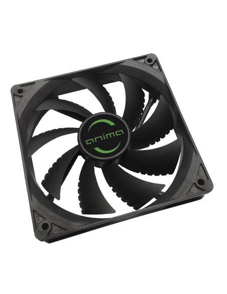 AF12, Ventilador PC 12cm 12V 14dB 9 Aspas 1200 RPM Negro