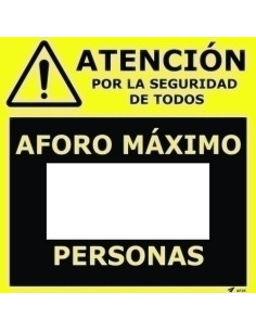 VINILO PARED 25x25 ROTULABLE AFORO MAXIM