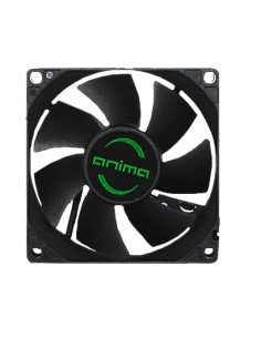 AF8 Ventilador PC 8cm 12V 12dB 7 Aspas 1800 RPM Negro
