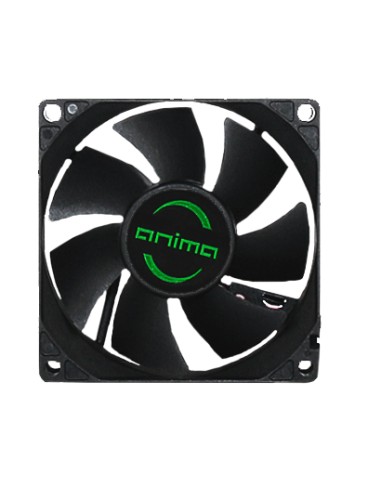 AF8 Ventilador PC 8cm 12V 12dB 7 Aspas 1800 RPM Negro