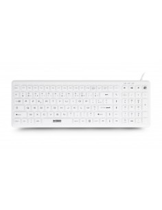 AKB69UF teclado USB QWERTY Español Blanco