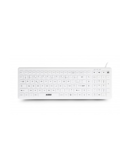 AKB69UF teclado USB QWERTY Español Blanco AKB69UF teclado USB QWERTY Español Blanco