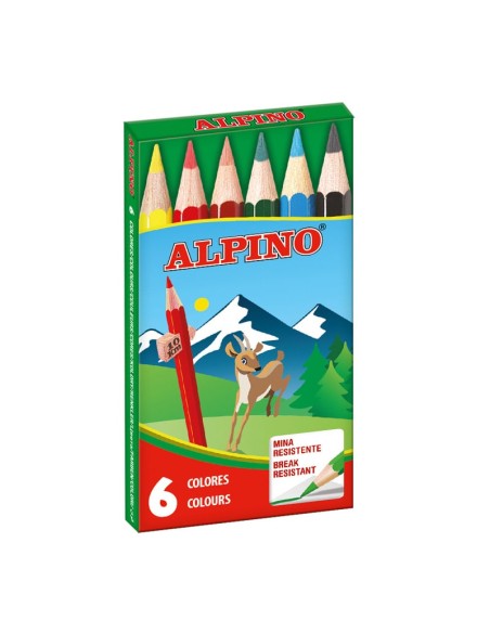 AL010651 lápiz de color Multicolor 6 pieza(s)