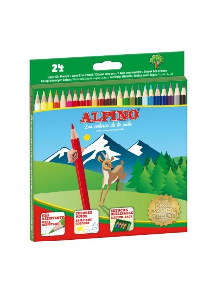 AL010658 laápiz de color 24 pieza(s) Multicolor