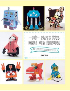 Diy paper toys make new friends