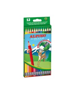 Estuche 12 lápices de colores borrables