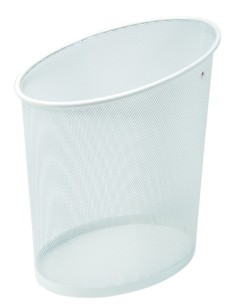 PAPELERA ALBA REJILLA BLANCO