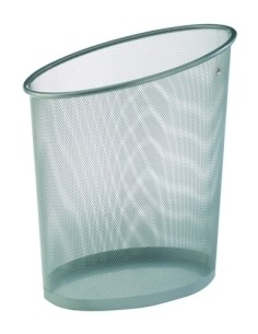 ARCHIVO 2000 PAPELERA DE REJILLA MESH ALBA CAPACIDAD 18 LITROS 355X290X400 MM GRIS