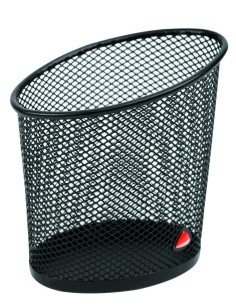 ARCHIVO 2000 PORTALÁPICES DE REJILLA MESH ALBA GRAN CAPACIDAD 105X70X105 MM NEGRO