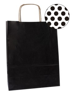 101841 bolsa de papel Negro
