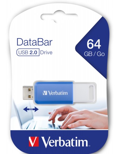 V DataBar unidad flash USB 64 GB USB tipo A 2.0 Azul