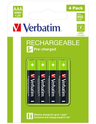 49514 pila doméstica Batería recargable AAA Níquel-metal hidruro (NiMH)