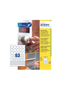 AM00CA4 etiqueta autoadhesiva Alrededor Permanente Transparente 630 pieza(s)