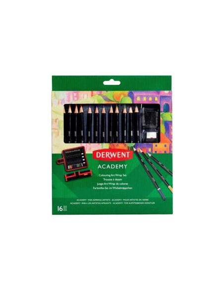 SET 12 LAPICES COLORES DERWENT ACADEMY+EST.