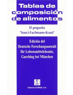 TABLAS DE COMPOSICION DE ALIMENTOS EL PEQUENO SOUCI FACHMANN KRAUT