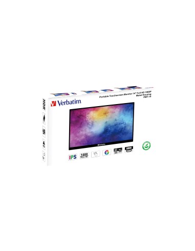 49591 pantalla para PC 35,6 cm (14") 1920 x 1080 Pixeles Full HD LCD Pantalla táctil Negro