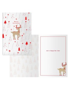 CHRISTMAS DOHE 170x115 DEER PACK DE 6