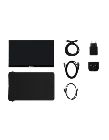 49591 pantalla para PC 35,6 cm (14") 1920 x 1080 Pixeles Full HD LCD Pantalla táctil Negro