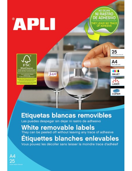 10197 etiqueta de impresora Blanco Etiqueta para impresora autoadhesiva