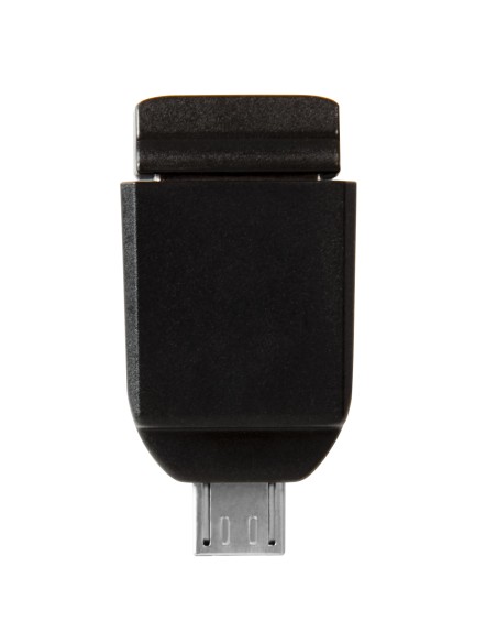 Nano - Unidad USB de 16 GB con adaptador Micro USB - Negro