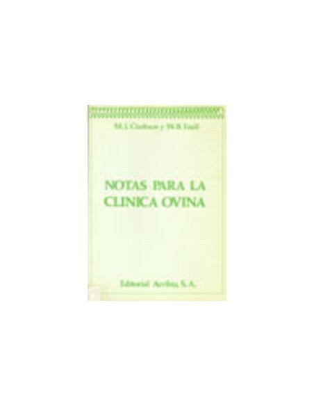 NOTAS PARA LA CLINICA OVINA