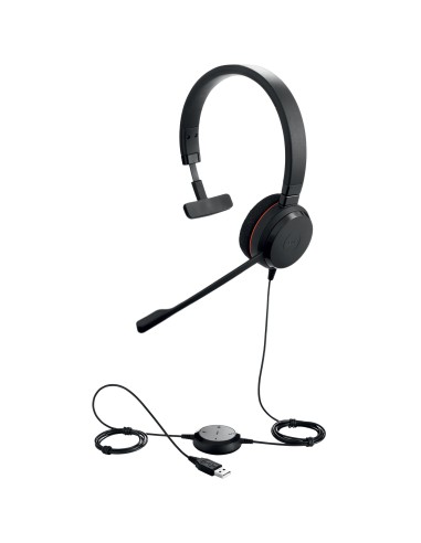Evolve 20 UC Mono Auriculares Alámbrico Diadema Oficina/Centro de llamadas USB tipo A Negro