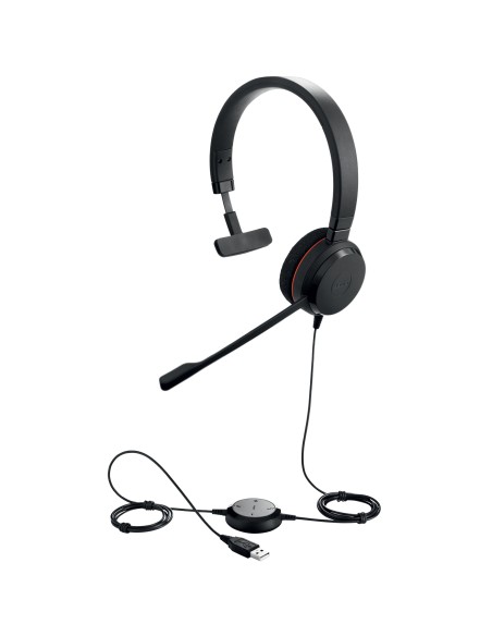 Evolve 20 UC Mono Auriculares Alámbrico Diadema Oficina/Centro de llamadas USB tipo A Negro