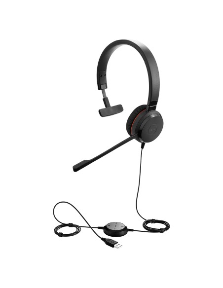 Evolve 20SE UC Mono Auriculares Alámbrico Diadema Oficina/Centro de llamadas USB tipo A Bluetooth Negro