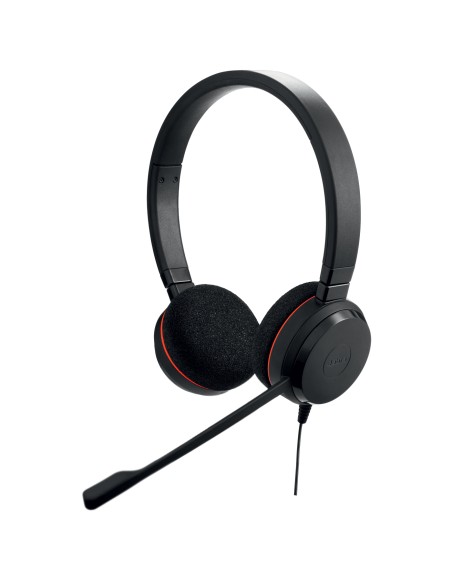 Evolve 20 MS Stereo Auriculares Alámbrico Diadema Oficina/Centro de llamadas USB tipo A Negro