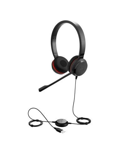Evolve 20SE MS Stereo Auriculares Alámbrico Diadema Oficina/Centro de llamadas USB tipo A Bluetooth Negro