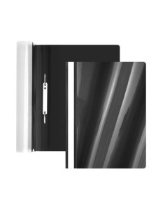 DOSSIER CLIP FOROFIS PVC A4 NEGRO - Pack de 12 unidades