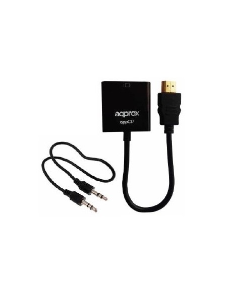 appC17 HDMI tipo A (Estándar) VGA (D-Sub) + 3,5mm Negro