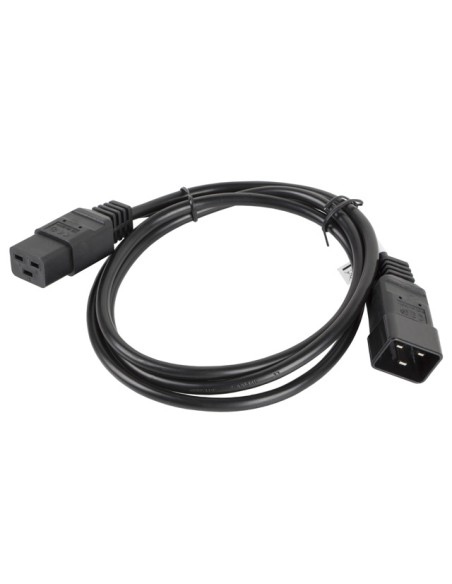 CA-C19E-10CC-0018-BK cable de transmisión Negro 1,8 m C19 acoplador C20 acoplador