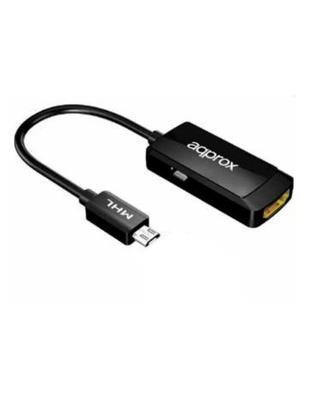 appC24 HDMI tipo A (Estándar) MicroUSB tipo B Negro
