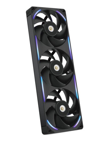 F360X Carcasa del ordenador Ventilador 12 cm Negro 1 pieza(s)